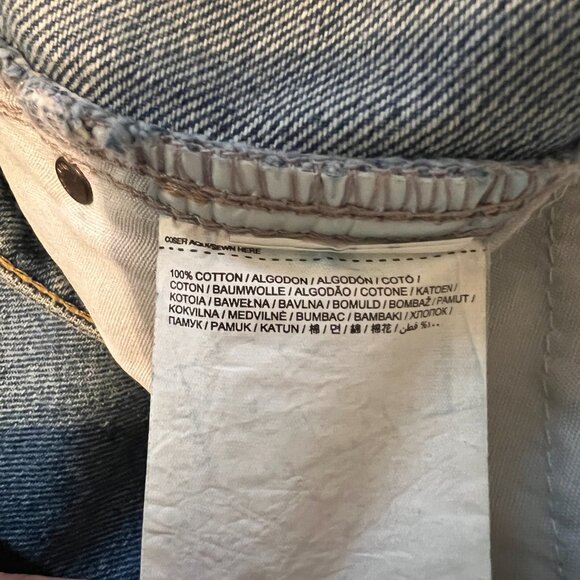 Mango Slit Denim Skirt (Size L) - Picture 4 of 4